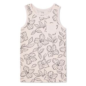 George Boys' Floral Pink Tank Top, Medium Size New With Tags